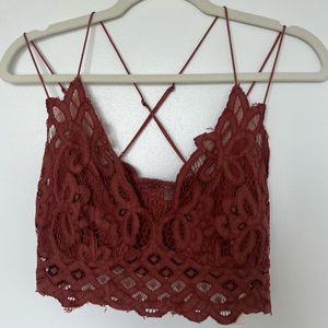 Free People Lace Crop